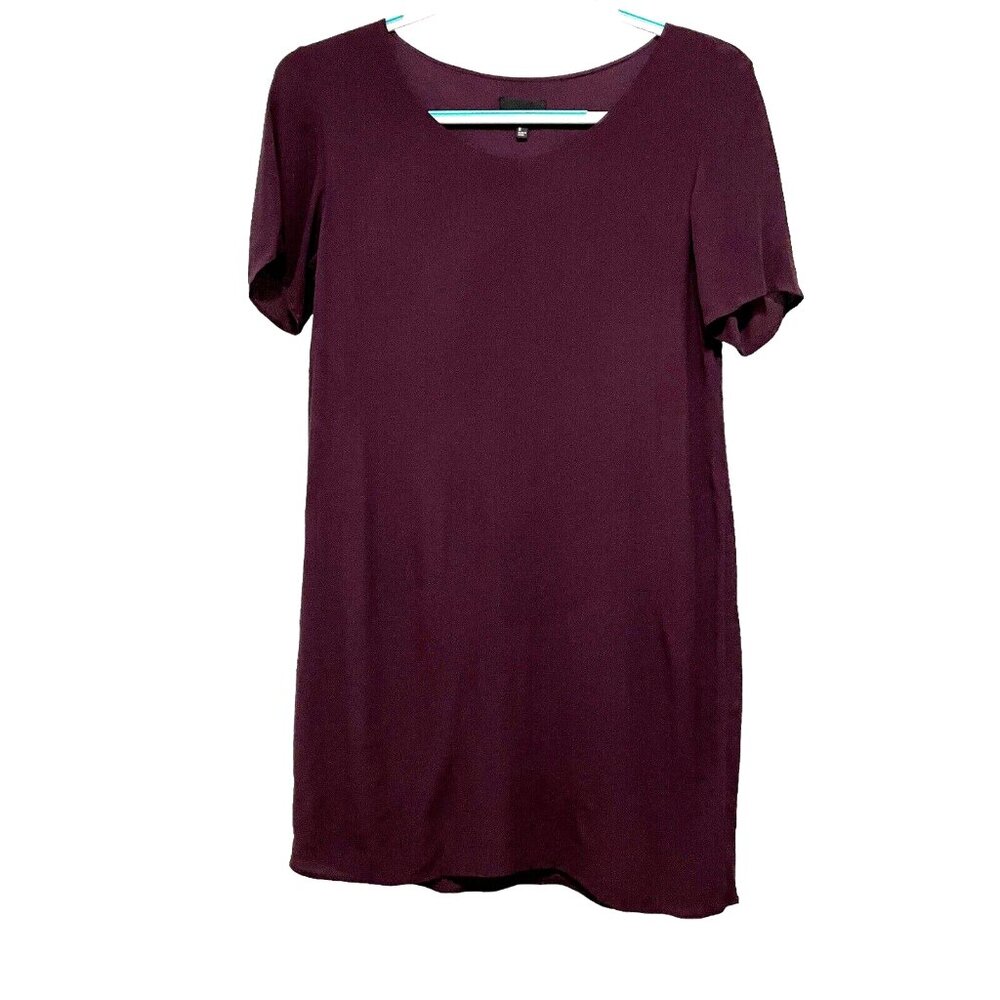 Aritzia Wilfred‎ Free Shirt Dress Purple Rayon Lined Size Small